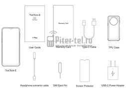 Смартфон Unihertz TickTock-E 4/64Gb Black(Blue)