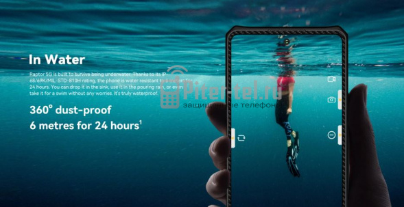 Смартфон Oukitel IIIF150 Raptor 5G 16/512Gb Onyx Black