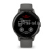 Умные часы Garmin Venu 3S 41mm Advanced GPS Smartwatch Pebble Gray с темно-серым ремешком