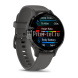 Умные часы Garmin Venu 3S 41mm Advanced GPS Smartwatch Pebble Gray с темно-серым ремешком